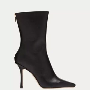 NEW Jimmy Choo Stiletto Heel Boots Black Size 41